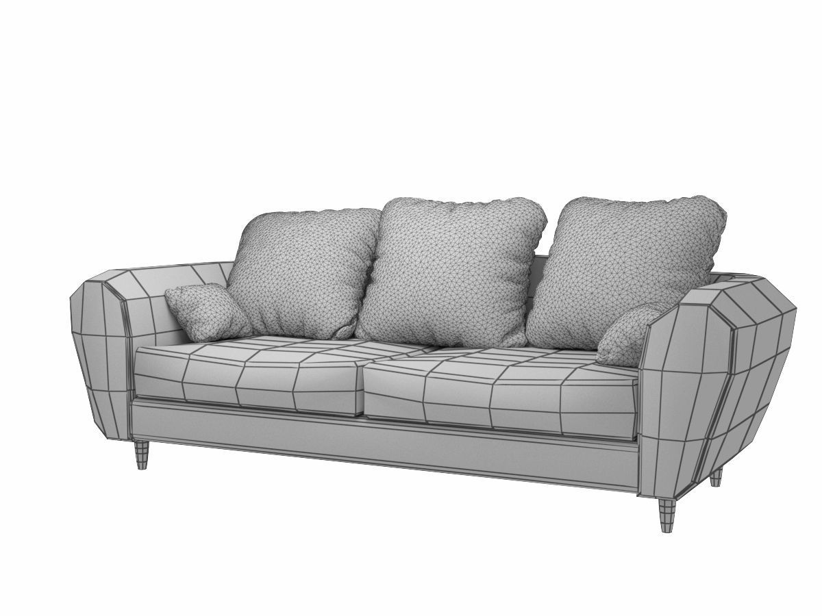 Sofa Lazzoni Paria 3D model_8