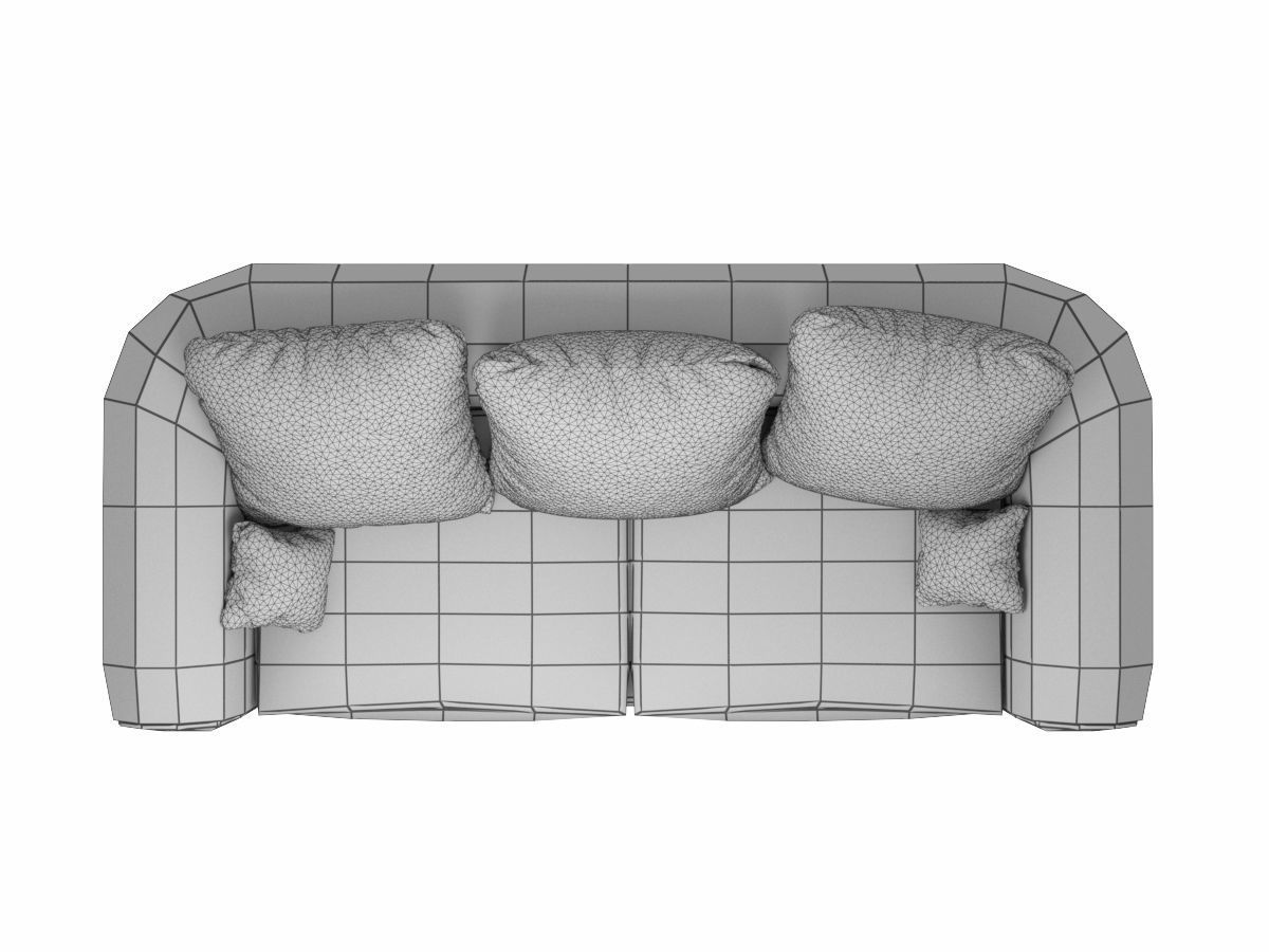 Sofa Lazzoni Paria 3D model_10
