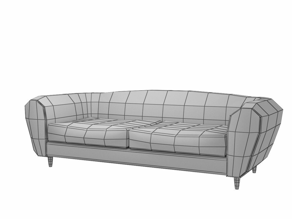 Sofa Lazzoni Paria 3D model_12