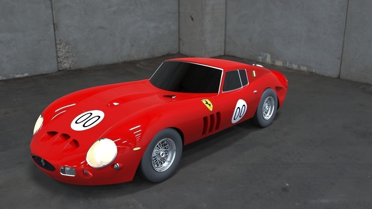 Ferrari 250 GTO - 1963 free 3D Model rigged .obj .ige .igs .iges - CGTrader.com