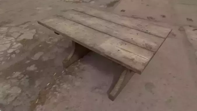 Medieval Wooden Table
