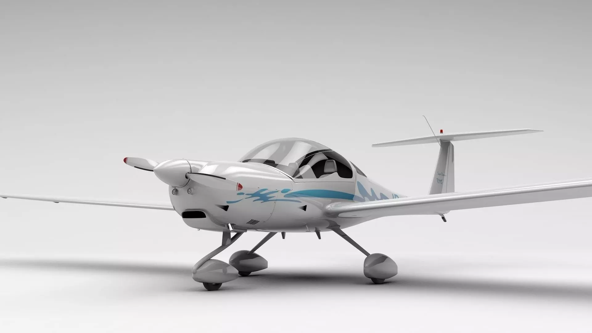HK36 TC115 Diamond Airplane 3D model_0