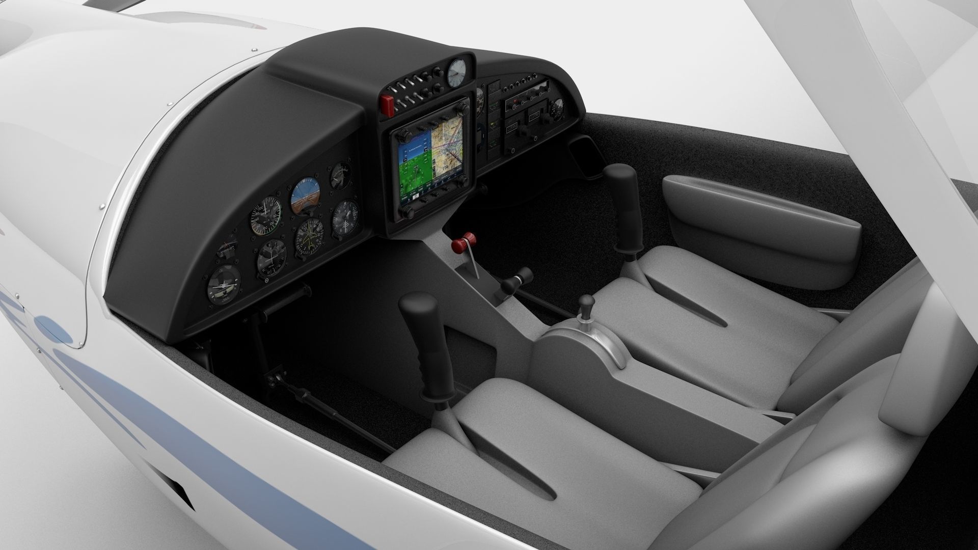 HK36 TC115 Diamond Airplane 3D model_7