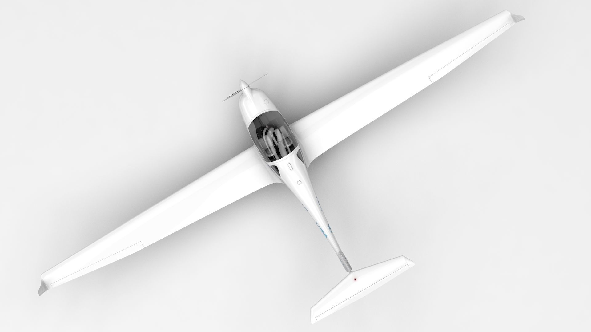 HK36 TC115 Diamond Airplane 3D model_6