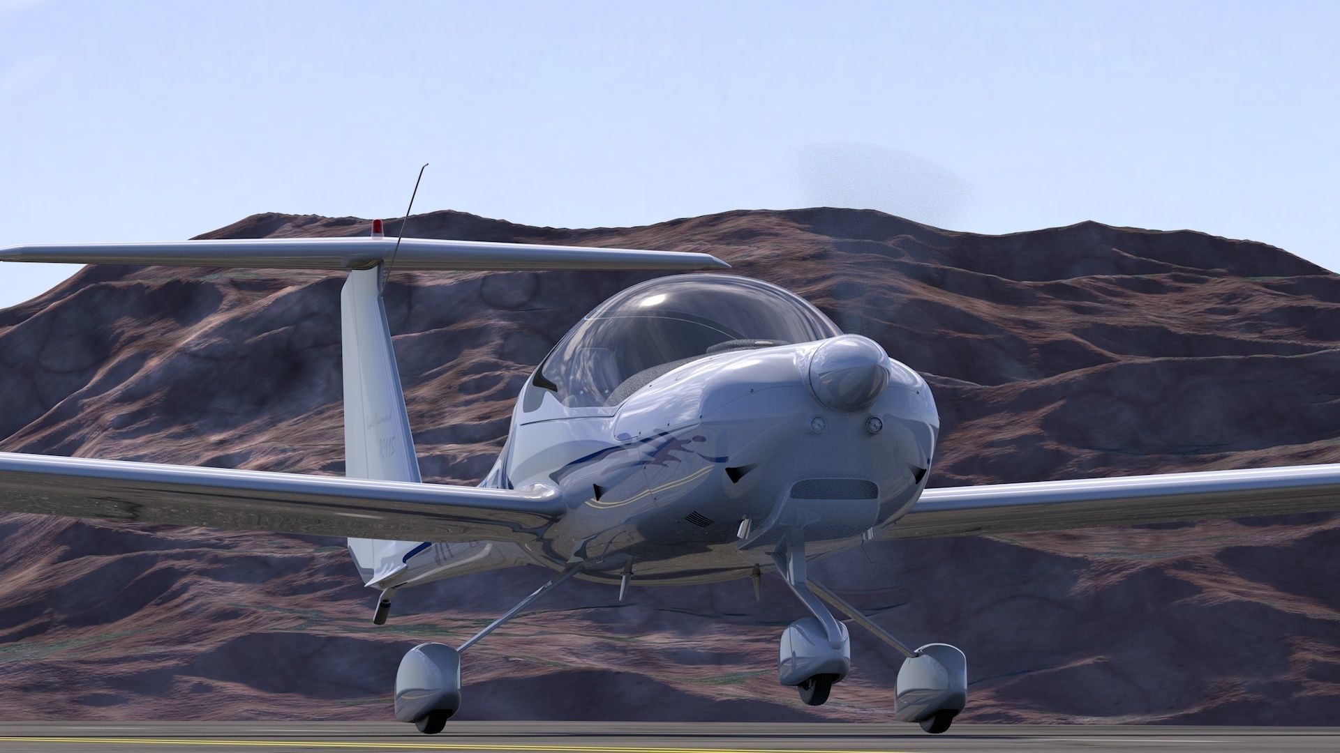 HK36 TC115 Diamond Airplane 3D model_12