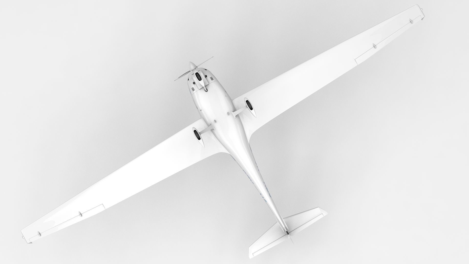 HK36 TC115 Diamond Airplane 3D model_3