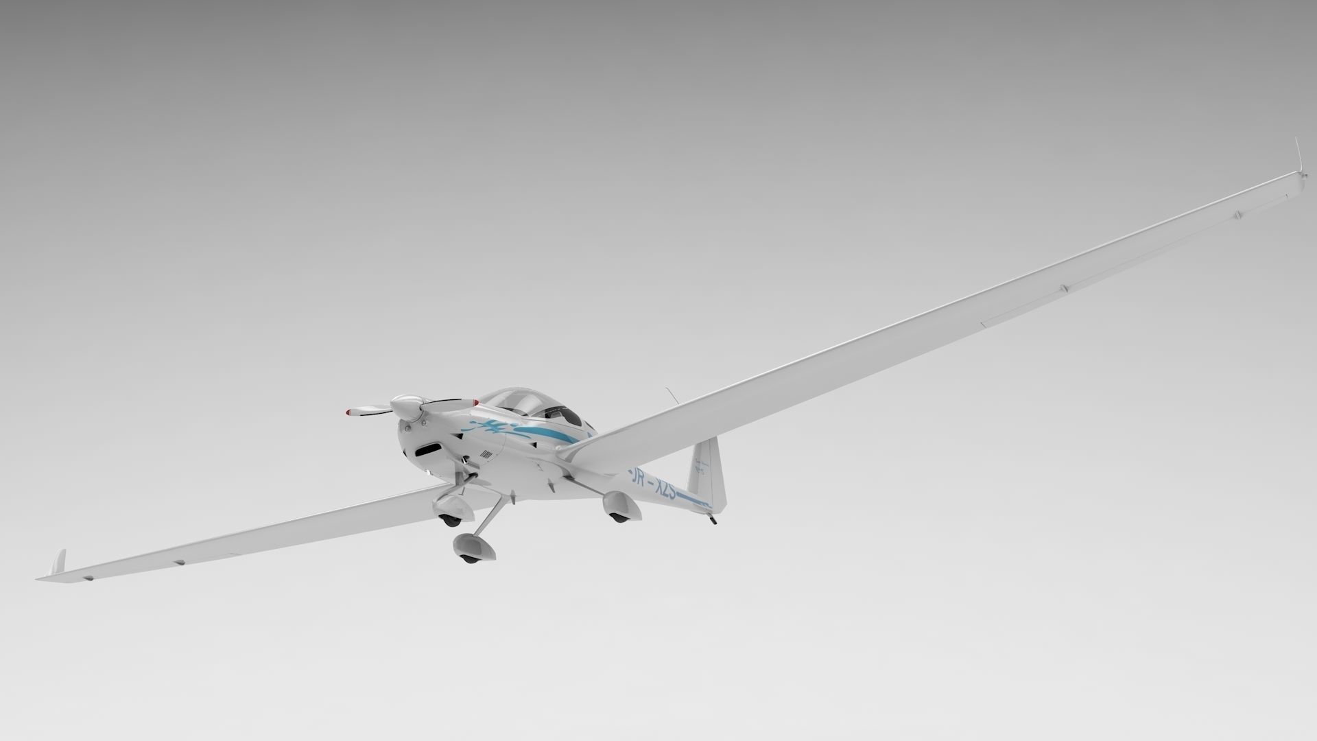 HK36 TC115 Diamond Airplane 3D model_2