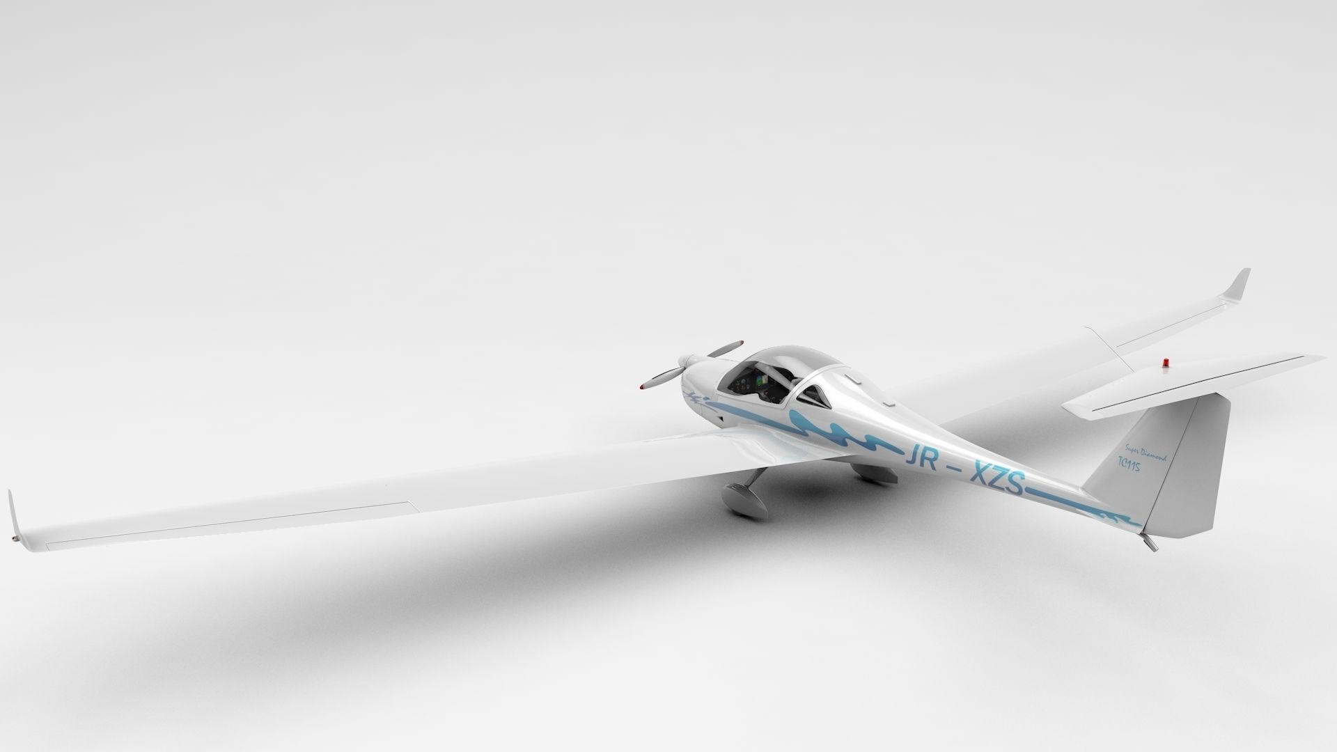 HK36 TC115 Diamond Airplane 3D model_5