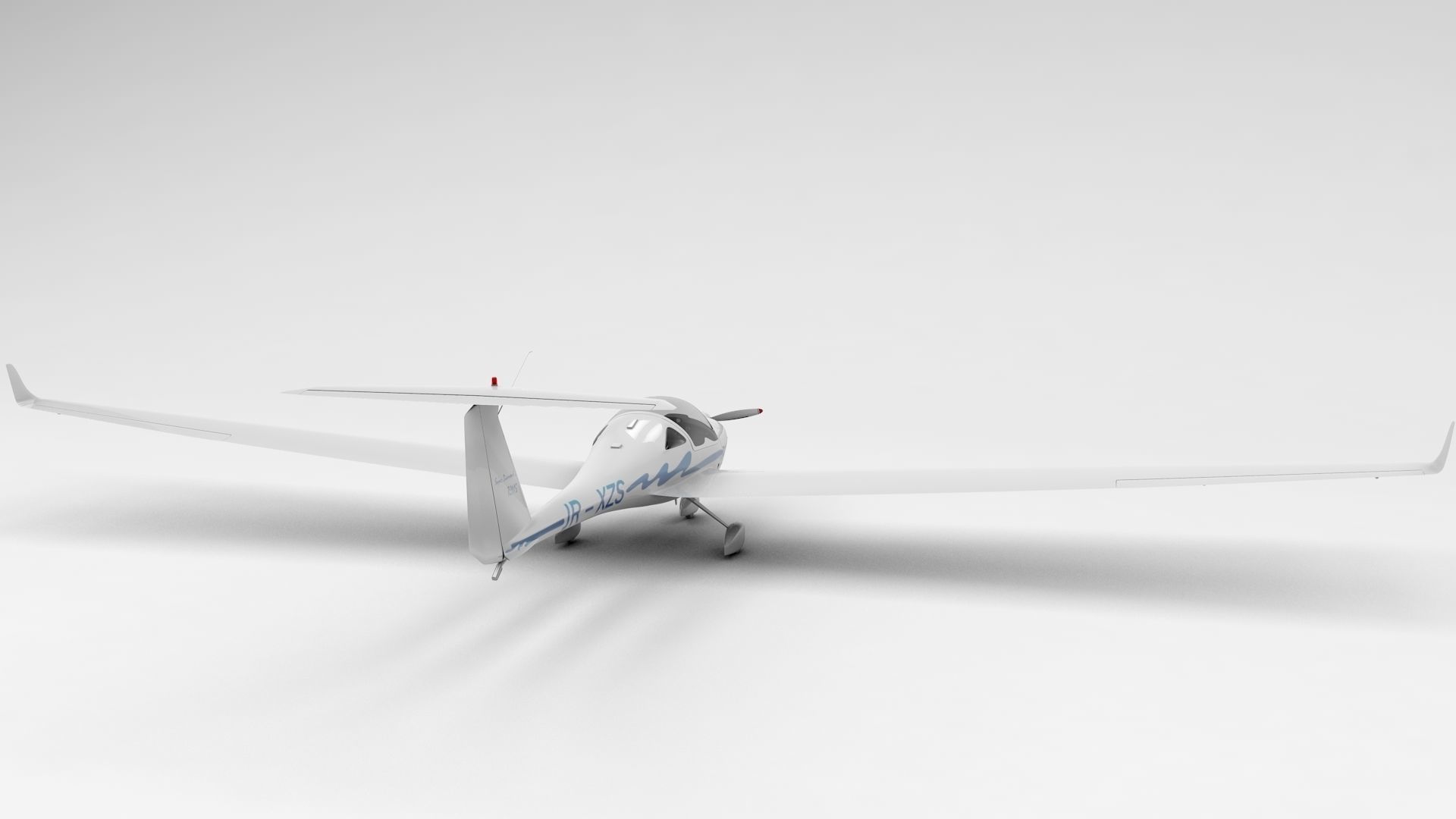 HK36 TC115 Diamond Airplane 3D model_4
