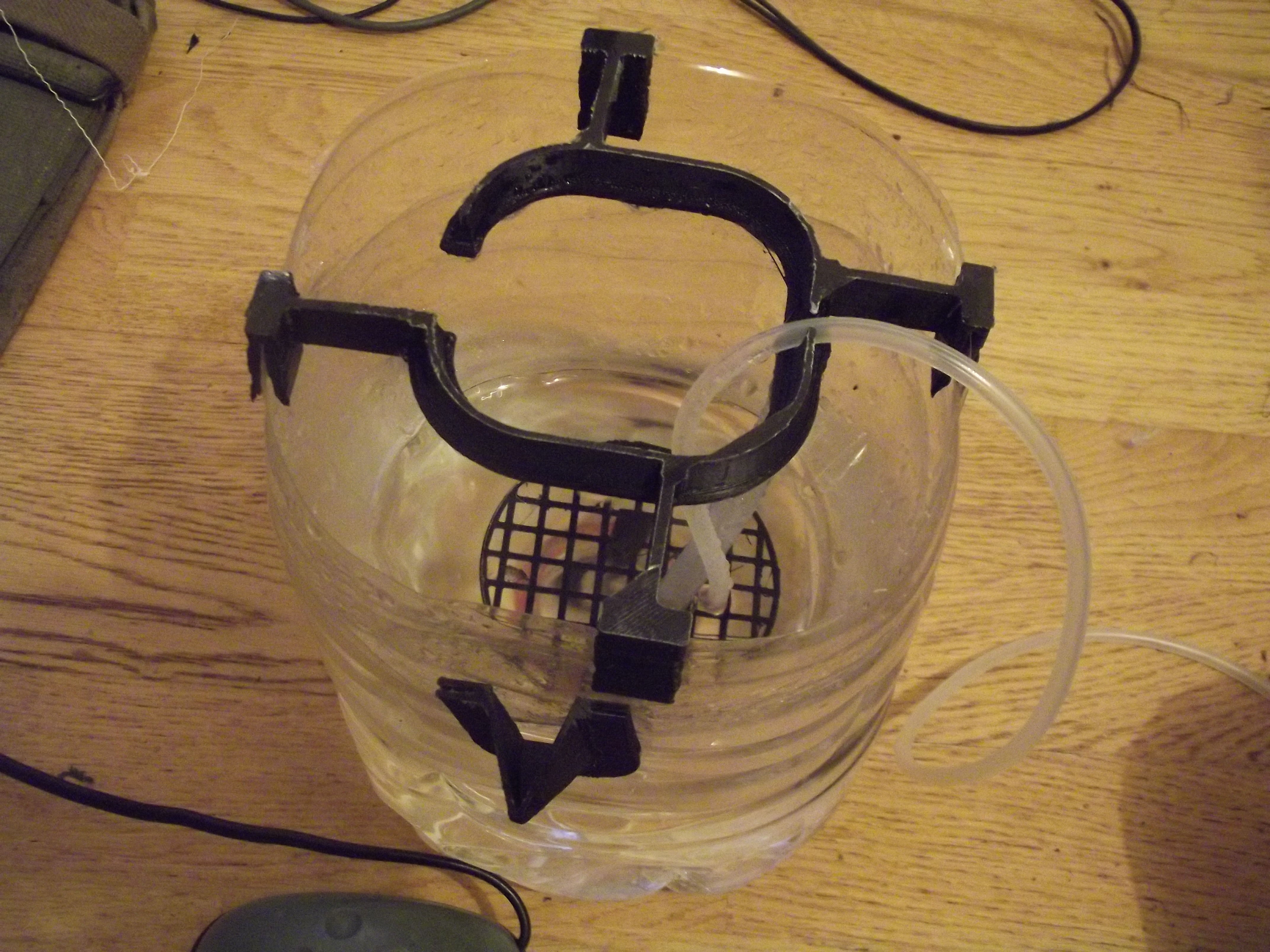 Mini hydro garden recycled 3D print model_2