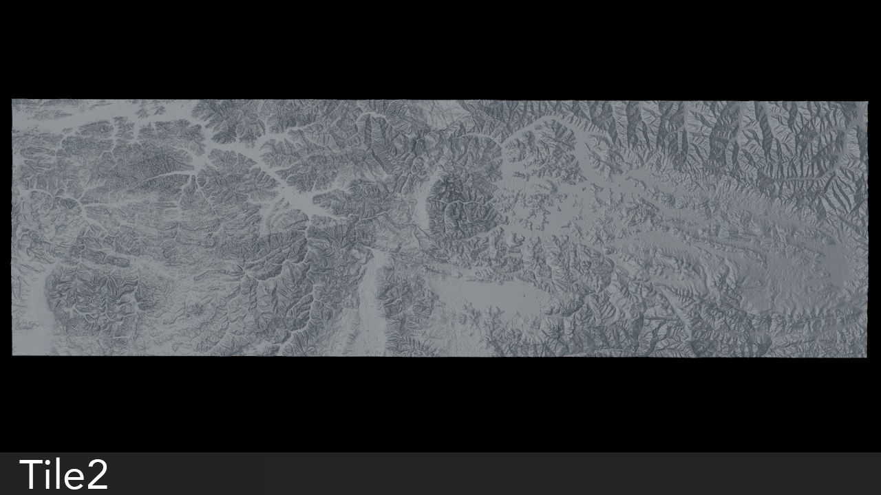 Himalaya Mountains Mount Everest Area Untextured 3D model_11