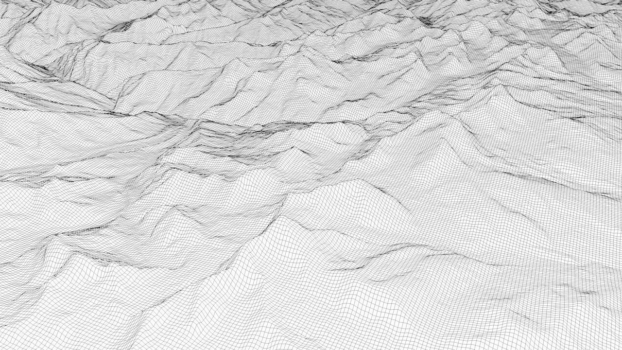 Himalaya Mountains Mount Everest Area Untextured 3D model_14