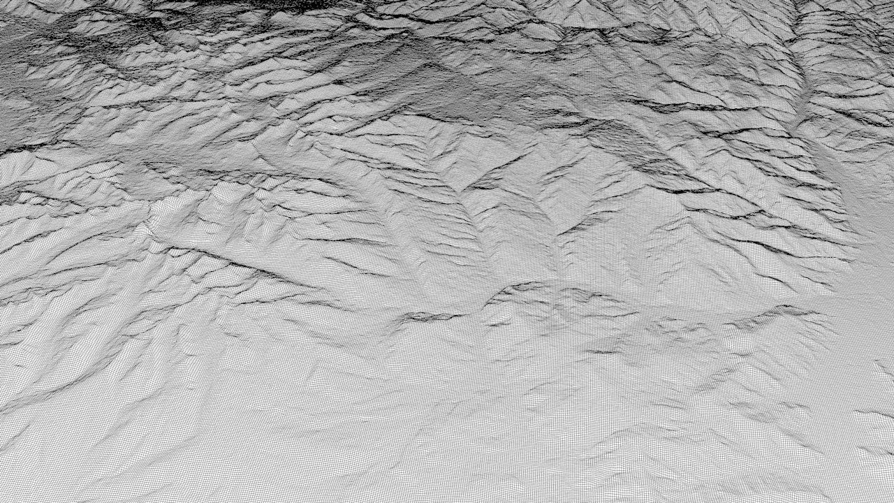 Himalaya Mountains Mount Everest Area Untextured 3D model_13