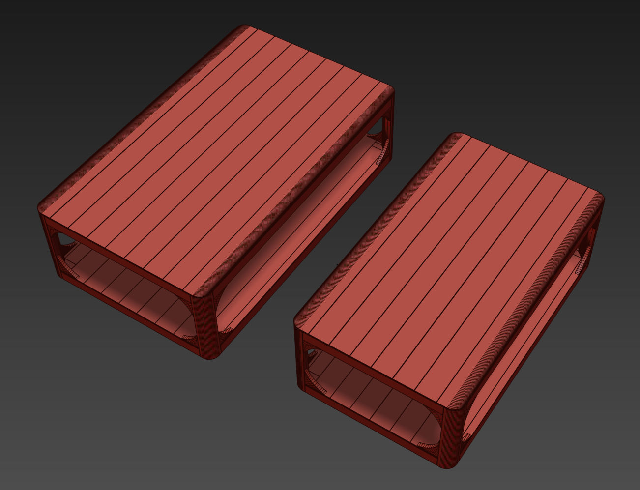 RH MARTENS RECTANGULAR COFFEE TABLE 3D model_8