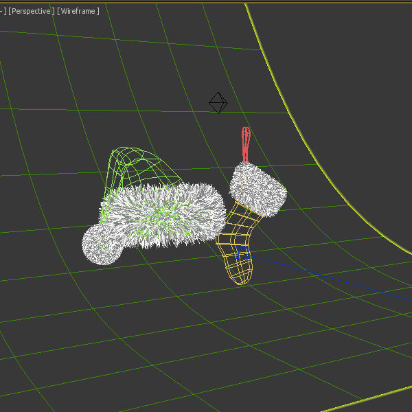Christmas hat and sox 3D model_4