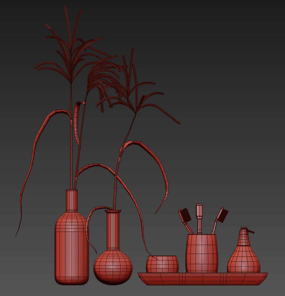 RH MERCANTILE DOUBLE VANITY SINK 3D model_12