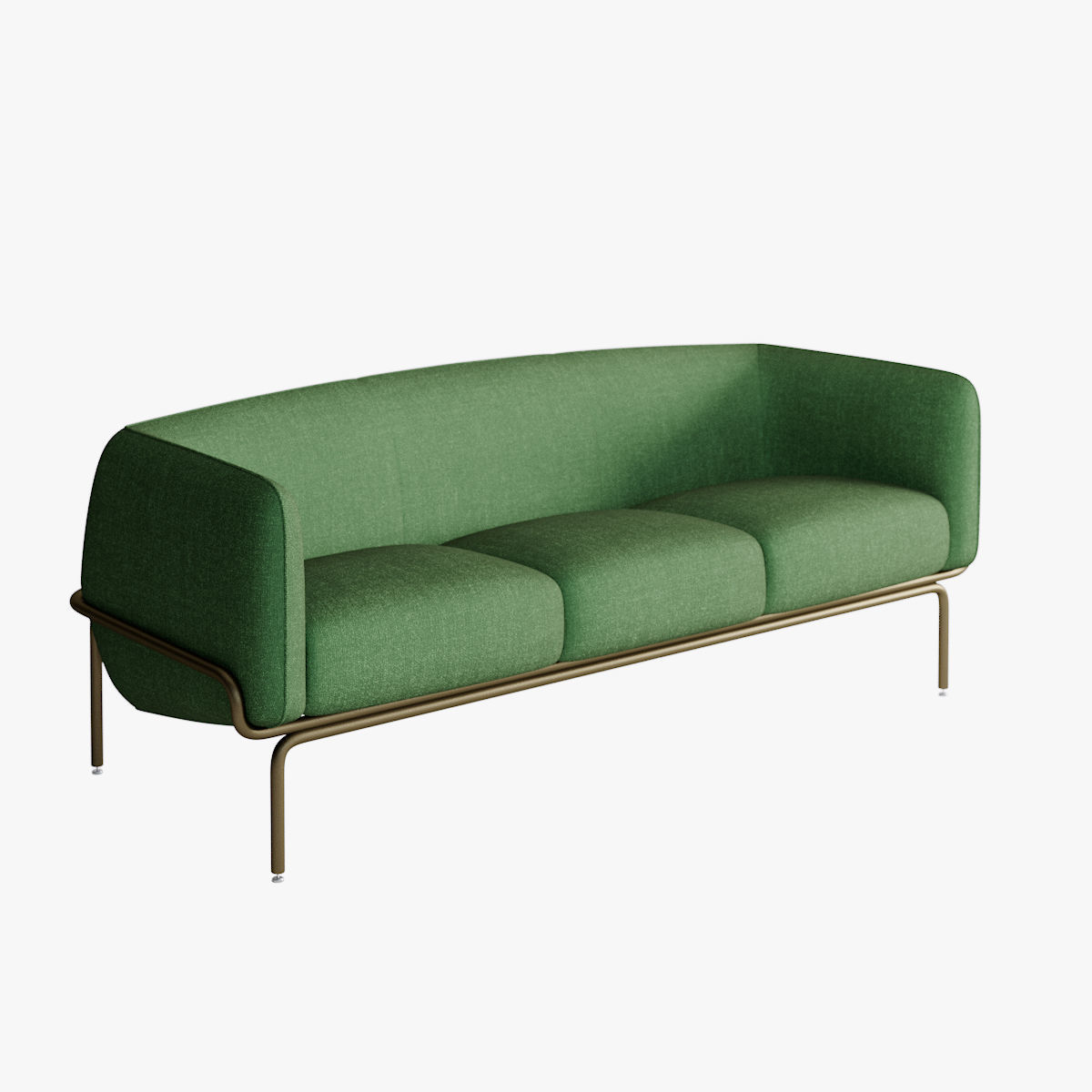 Chandigarh Sofa by moroso Low-poly 3D model_4