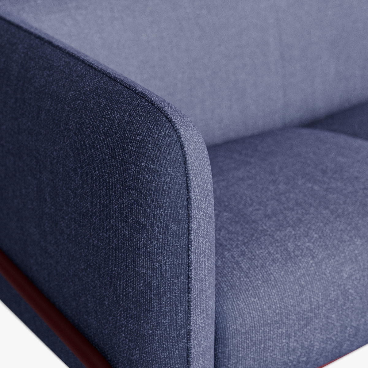 Chandigarh Sofa by moroso Low-poly 3D model_6