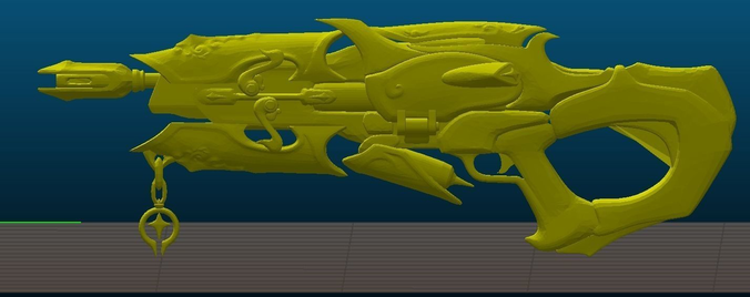 Widowmaker Huntress Rifle Printable 3D print model