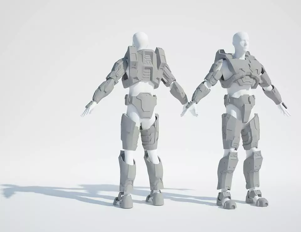 Halo 3 Master Chief costume for 3d printing 3D print model_0
