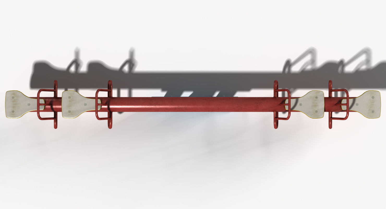 Seesaw Low-poly 3D model_16