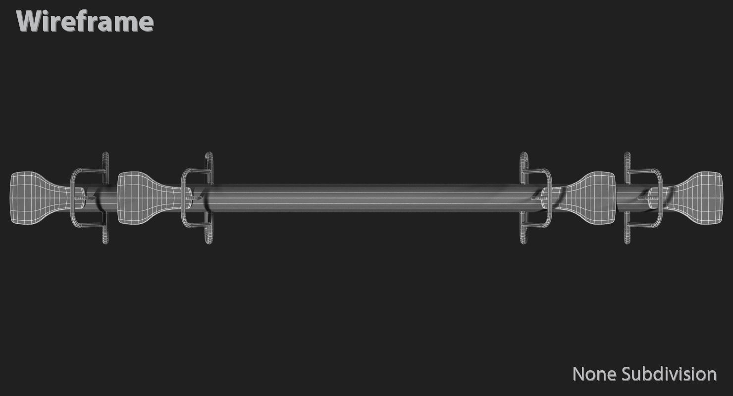 Seesaw Low-poly 3D model_25