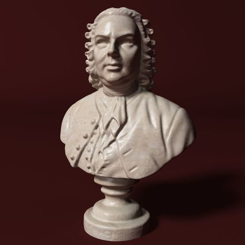 Bach Bust 3D model