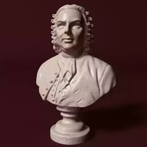 Bach Bust 3D model