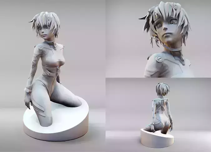 Rei Ayanami Sculpt 3D print model