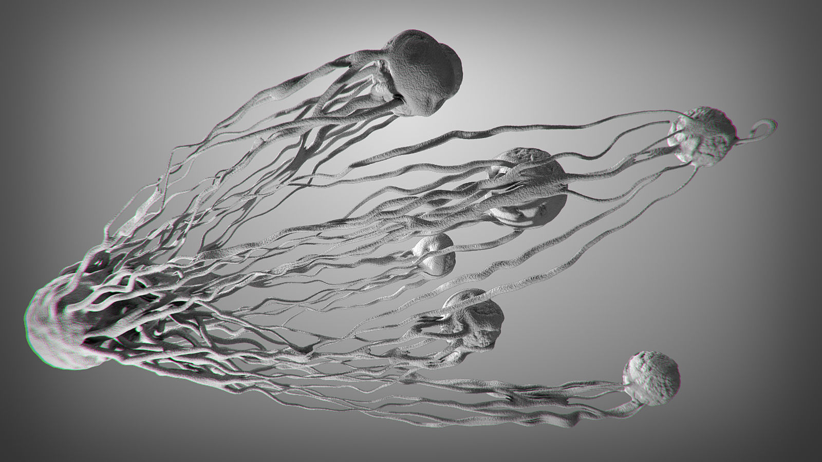 Cancer Growth 3 Static And Animated Obj Sequence 3D model_14