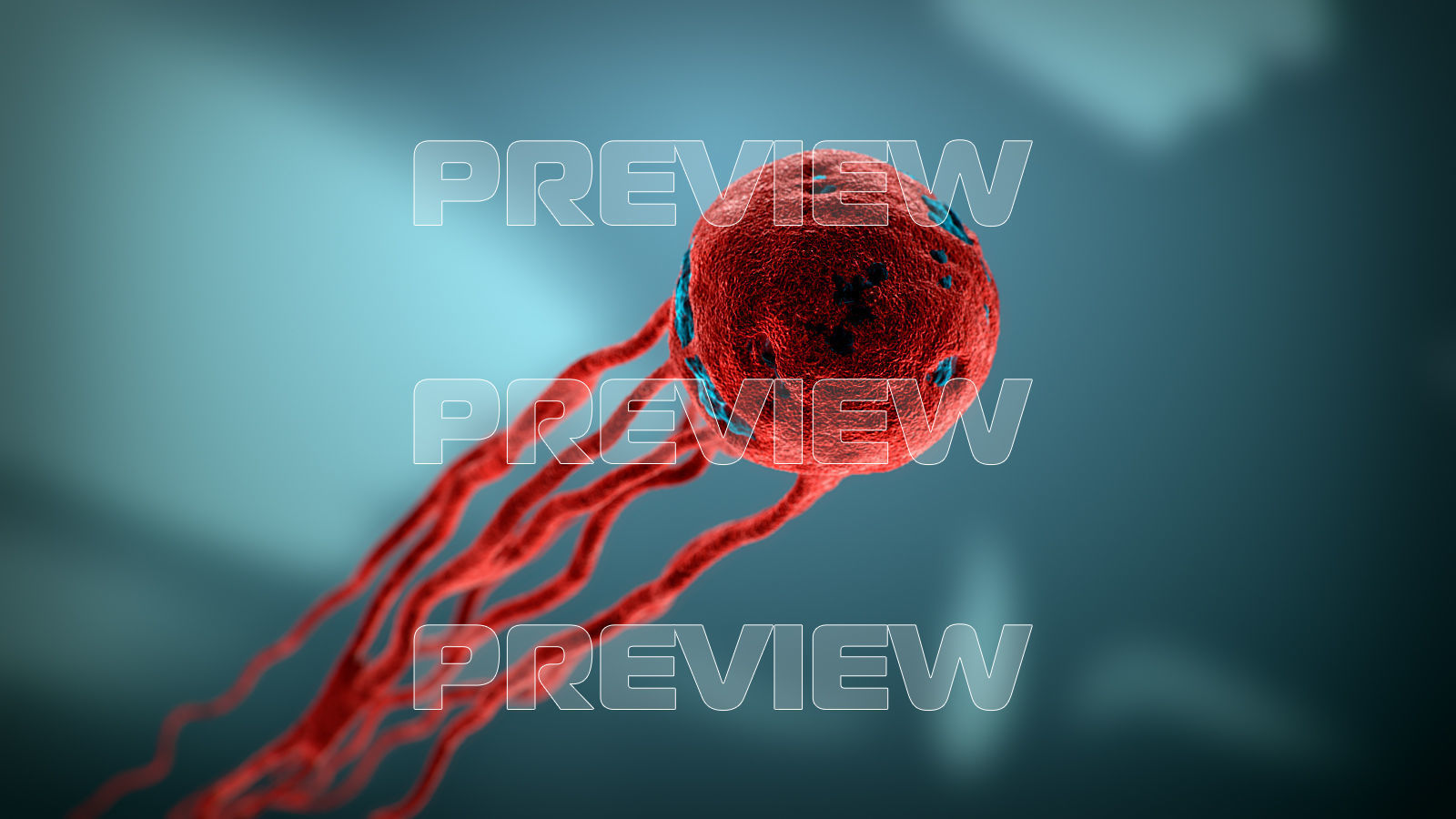 Cancer Growth 3 Static And Animated Obj Sequence 3D model_7