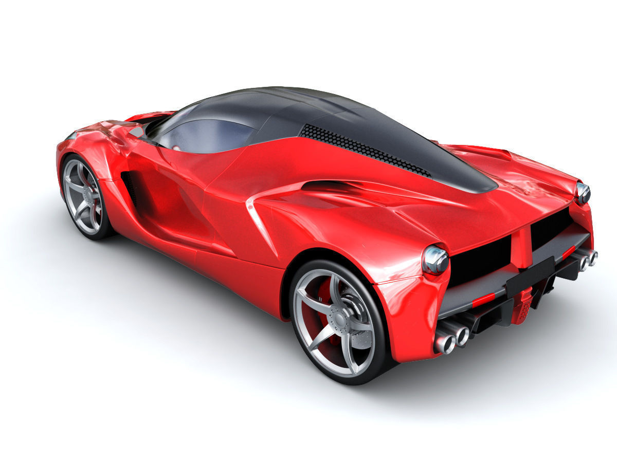 Ferrari LaFerrari Aperta 3D model_2