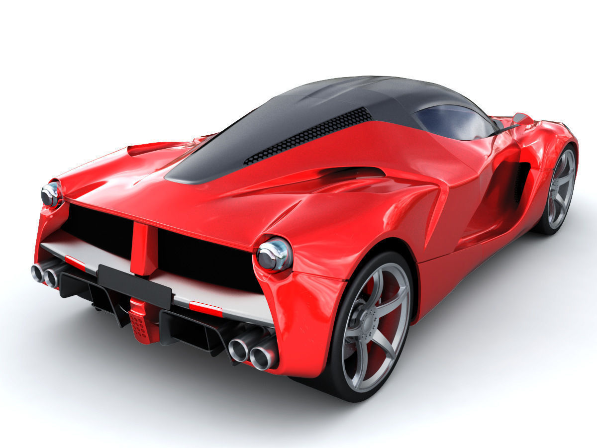 Ferrari LaFerrari Aperta 3D model_5