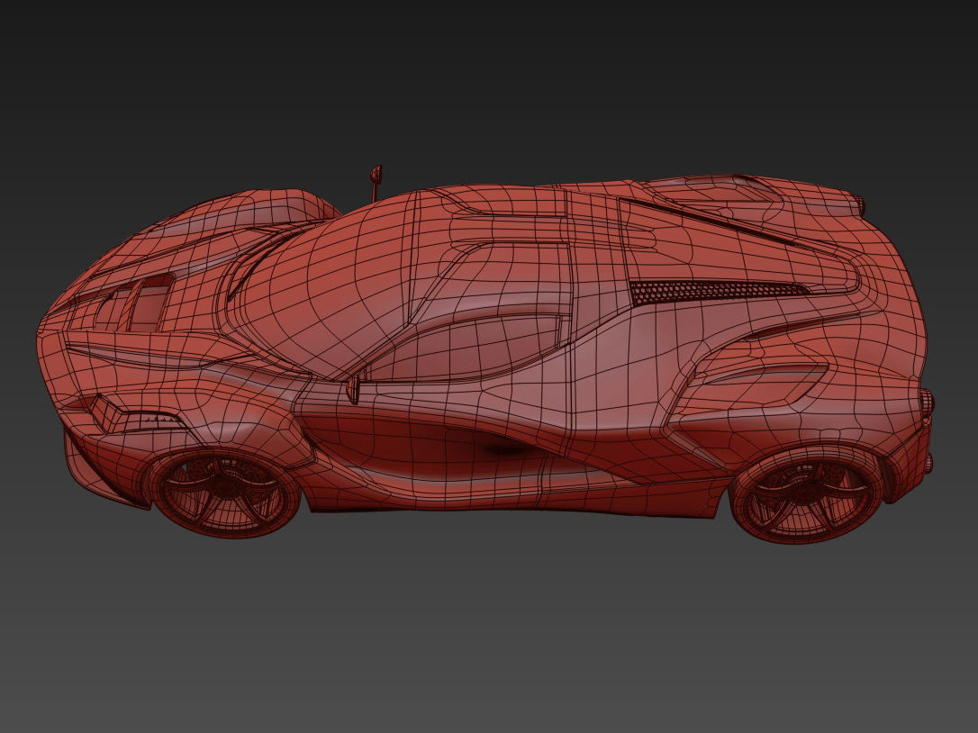 Ferrari LaFerrari Aperta 3D model_11