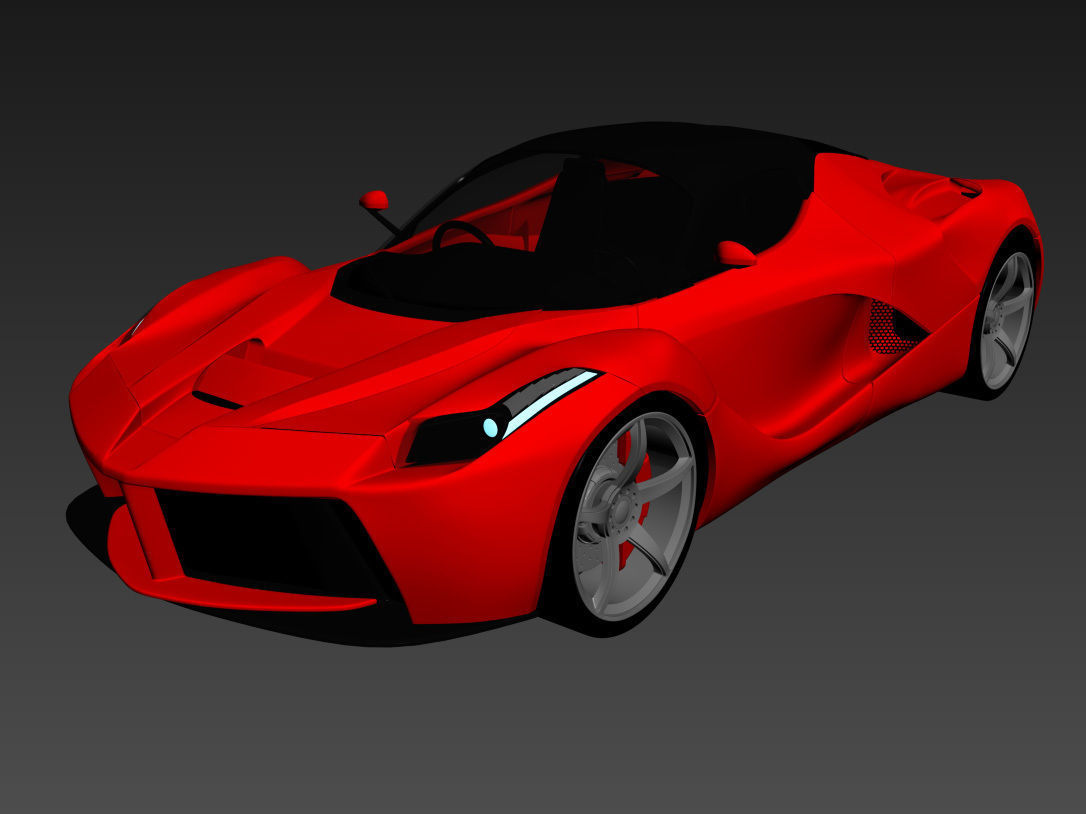 Ferrari LaFerrari Aperta 3D model_8