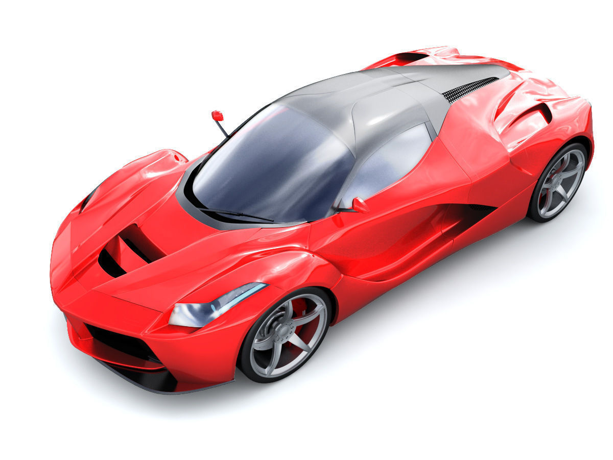 Ferrari LaFerrari Aperta 3D model_3