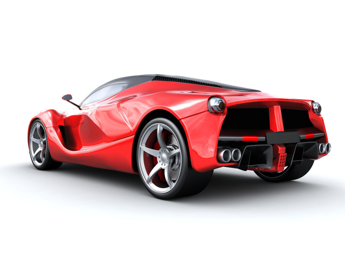 Ferrari LaFerrari Aperta 3D model_7