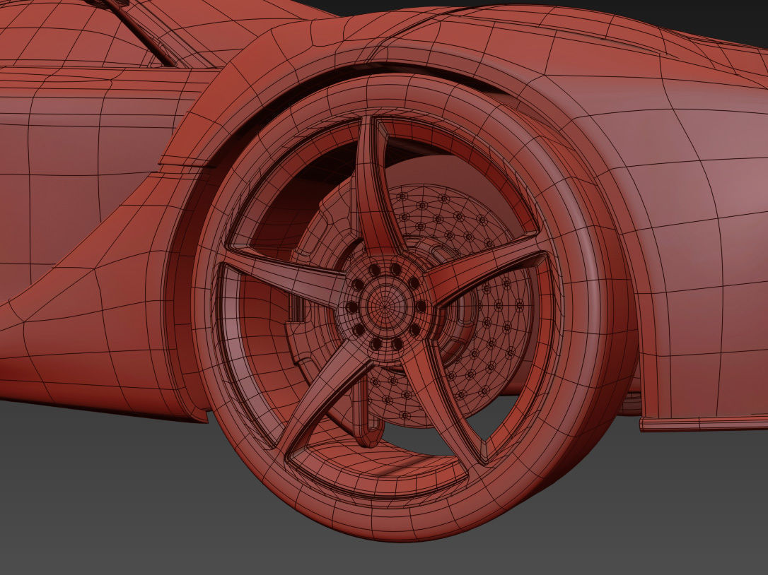 Ferrari LaFerrari Aperta 3D model_10