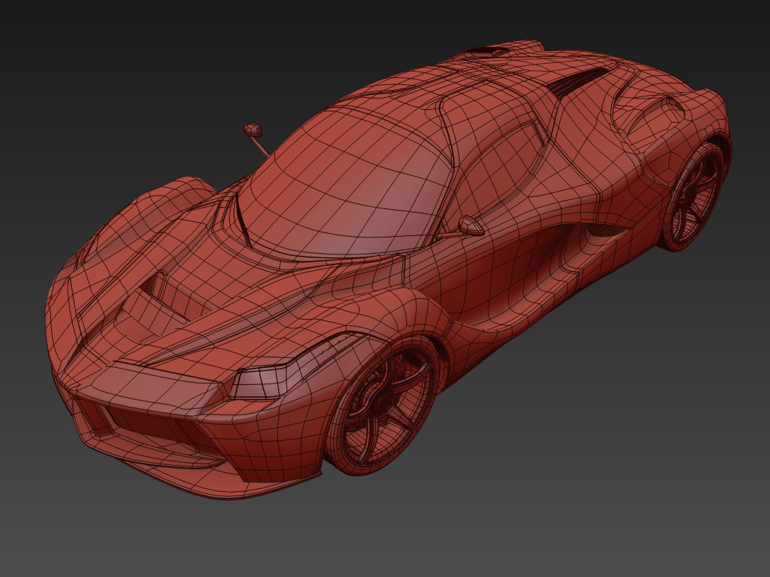 Ferrari LaFerrari Aperta 3D model_9