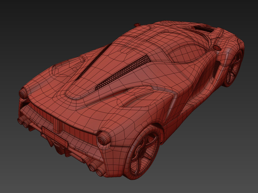 Ferrari LaFerrari Aperta 3D model_13