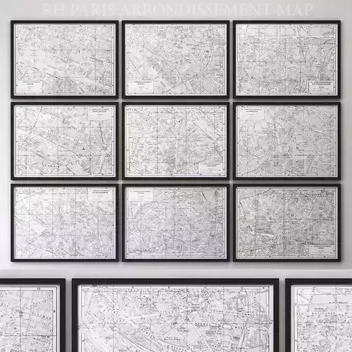 RH PARIS ARRONDISSEMENT MAP