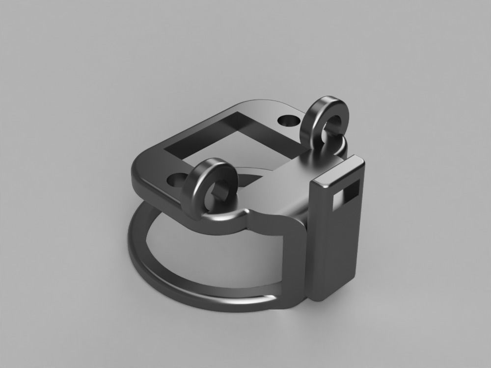 LED mount for 30mm Aracde Buttons Free 3D print model_1