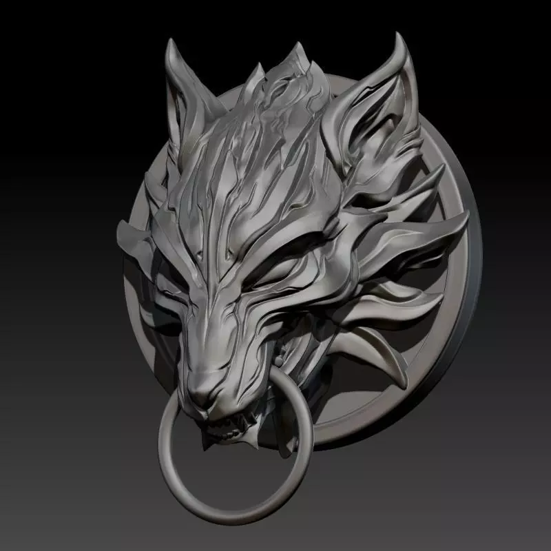 Fenrir Fan Art  STL for 3DPrint 3D print model_0