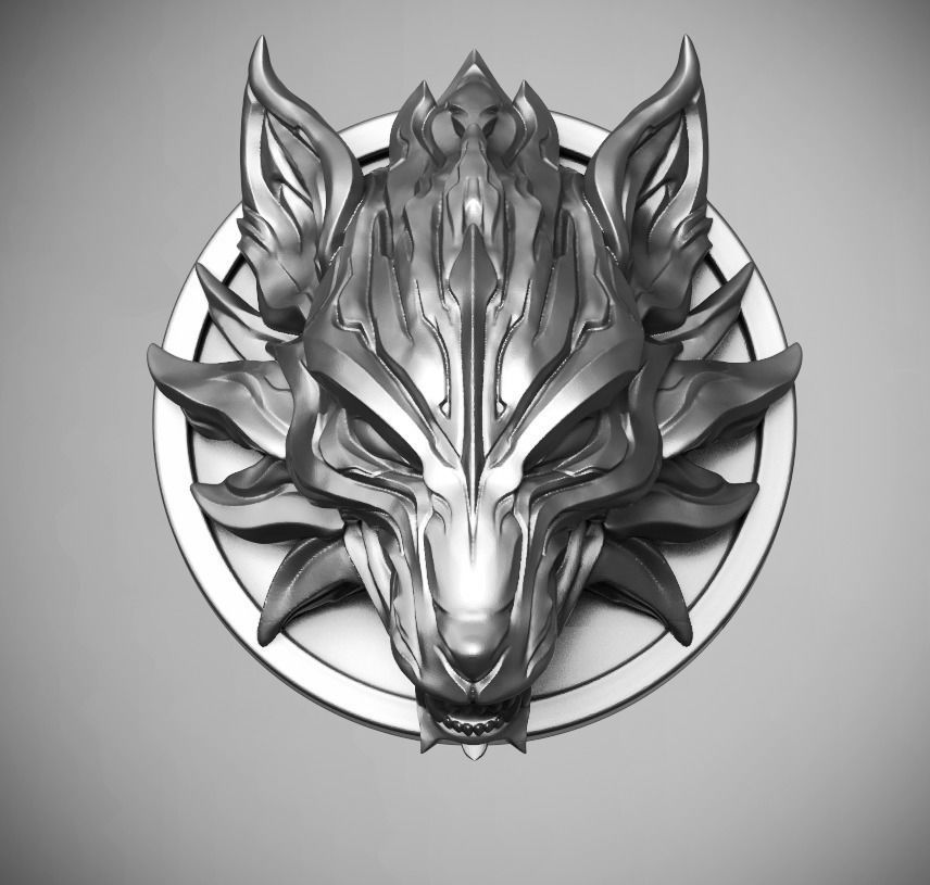 Fenrir Fan Art  STL for 3DPrint 3D print model_1