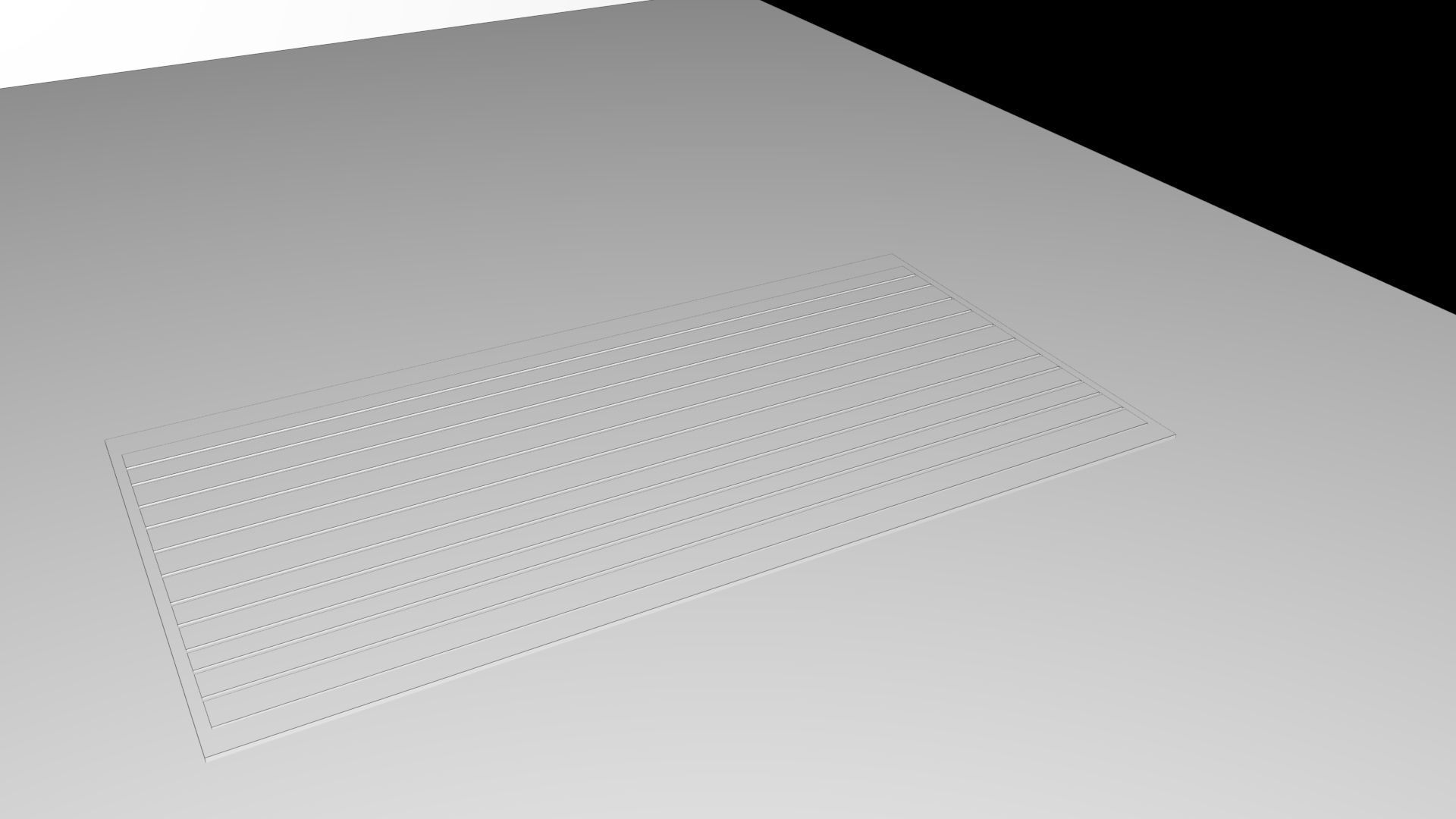 Door Mat Free low-poly 3D model_3