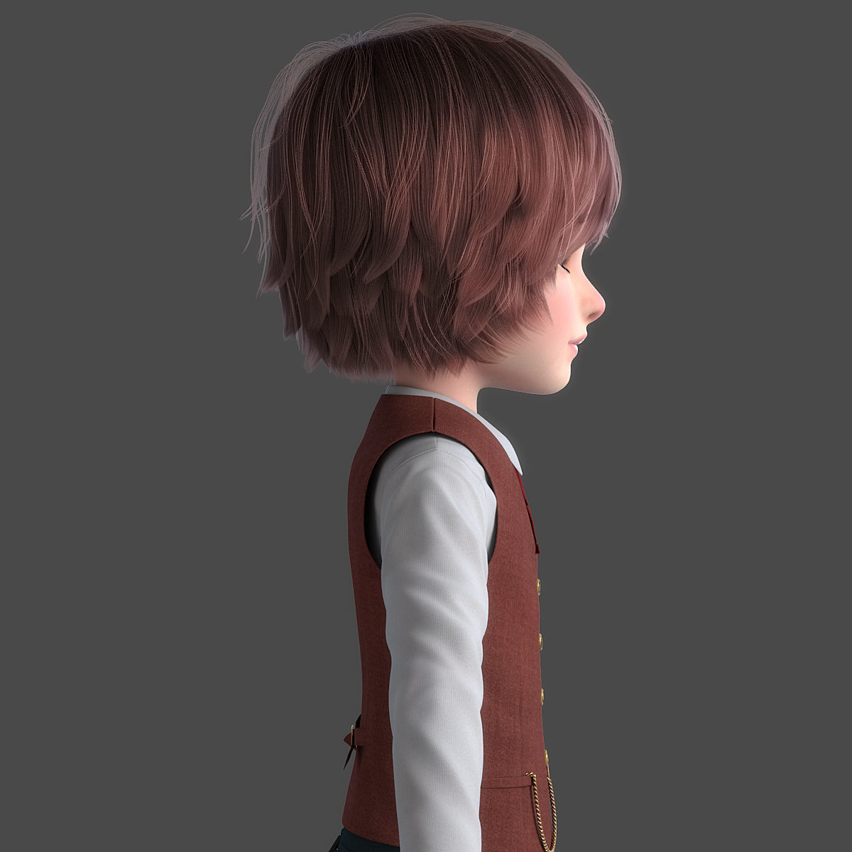 Cartoon Boy Rigged 3D model_10