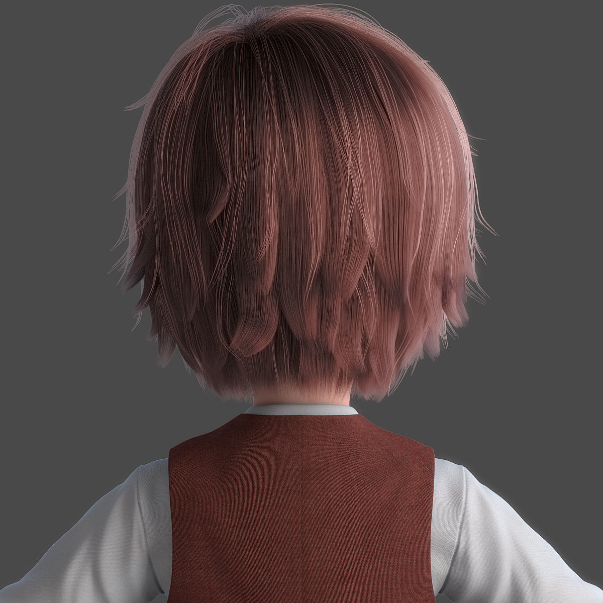 Cartoon Boy Rigged 3D model_5