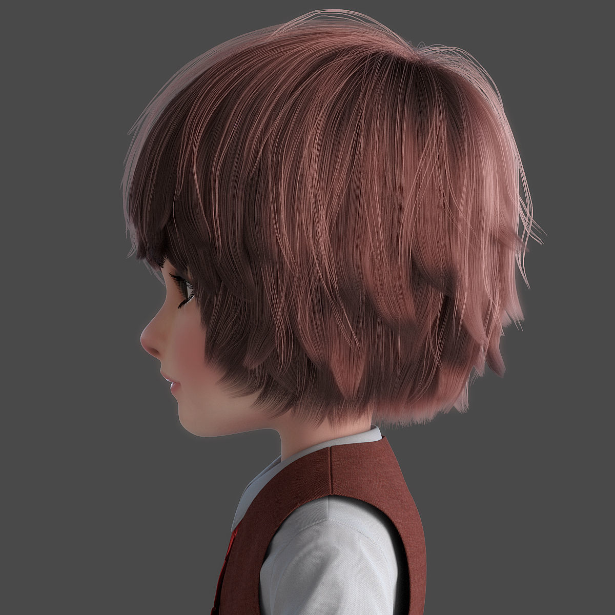 Cartoon Boy Rigged 3D model_6