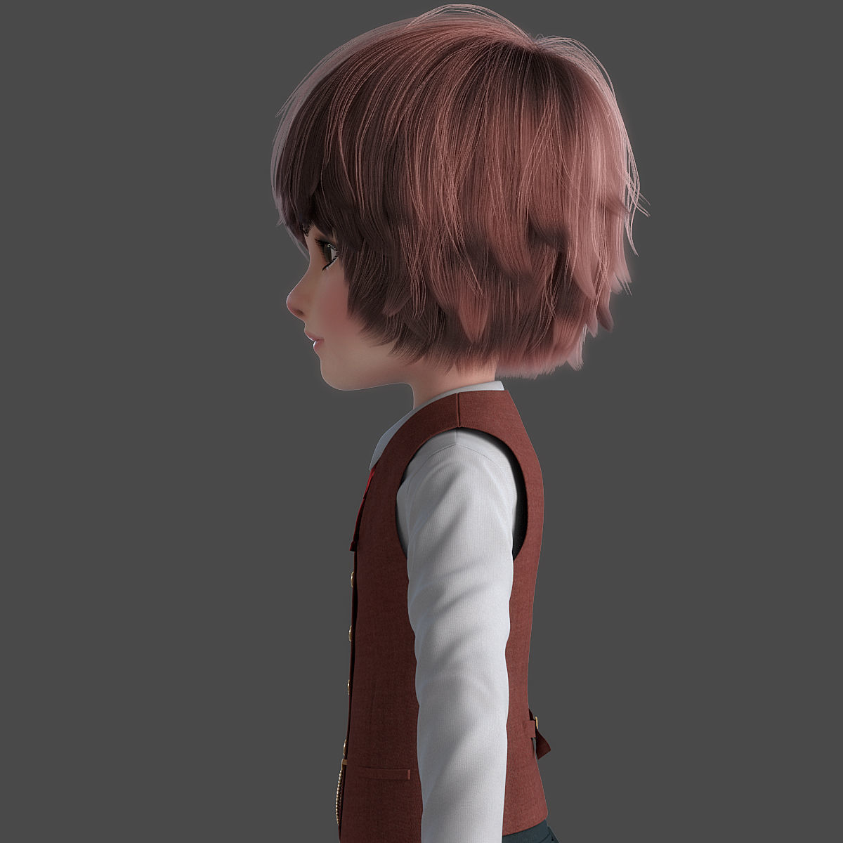 Cartoon Boy Rigged 3D model_12