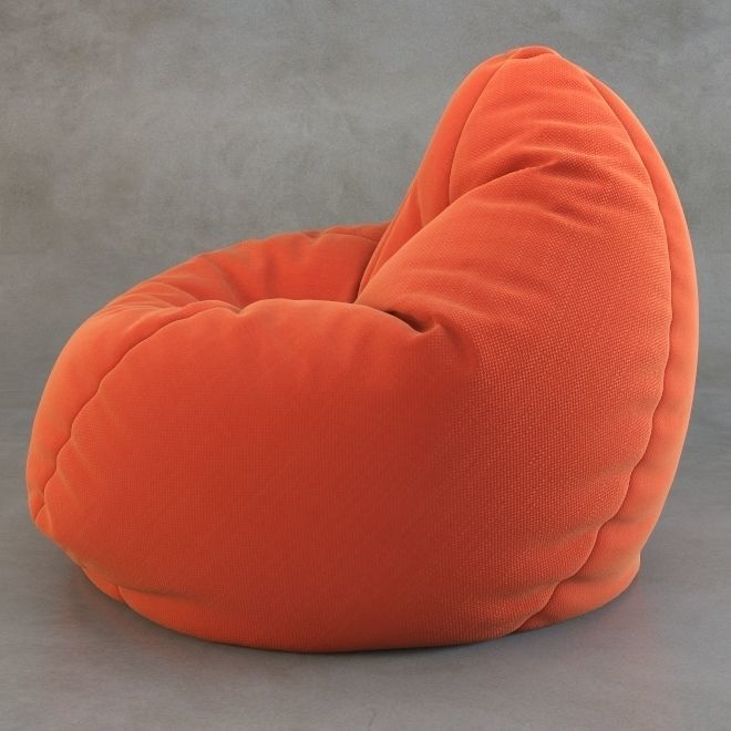 Bean Bag chair Wayfair 3D model_5